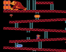 Screenshot №1 pro téma Donkey Kong 220x176