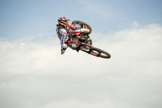 Motorcycle Jump Picture for Android, iPhone and iPad