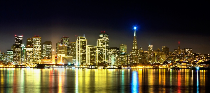 Обои San Francisco Skyline 720x320