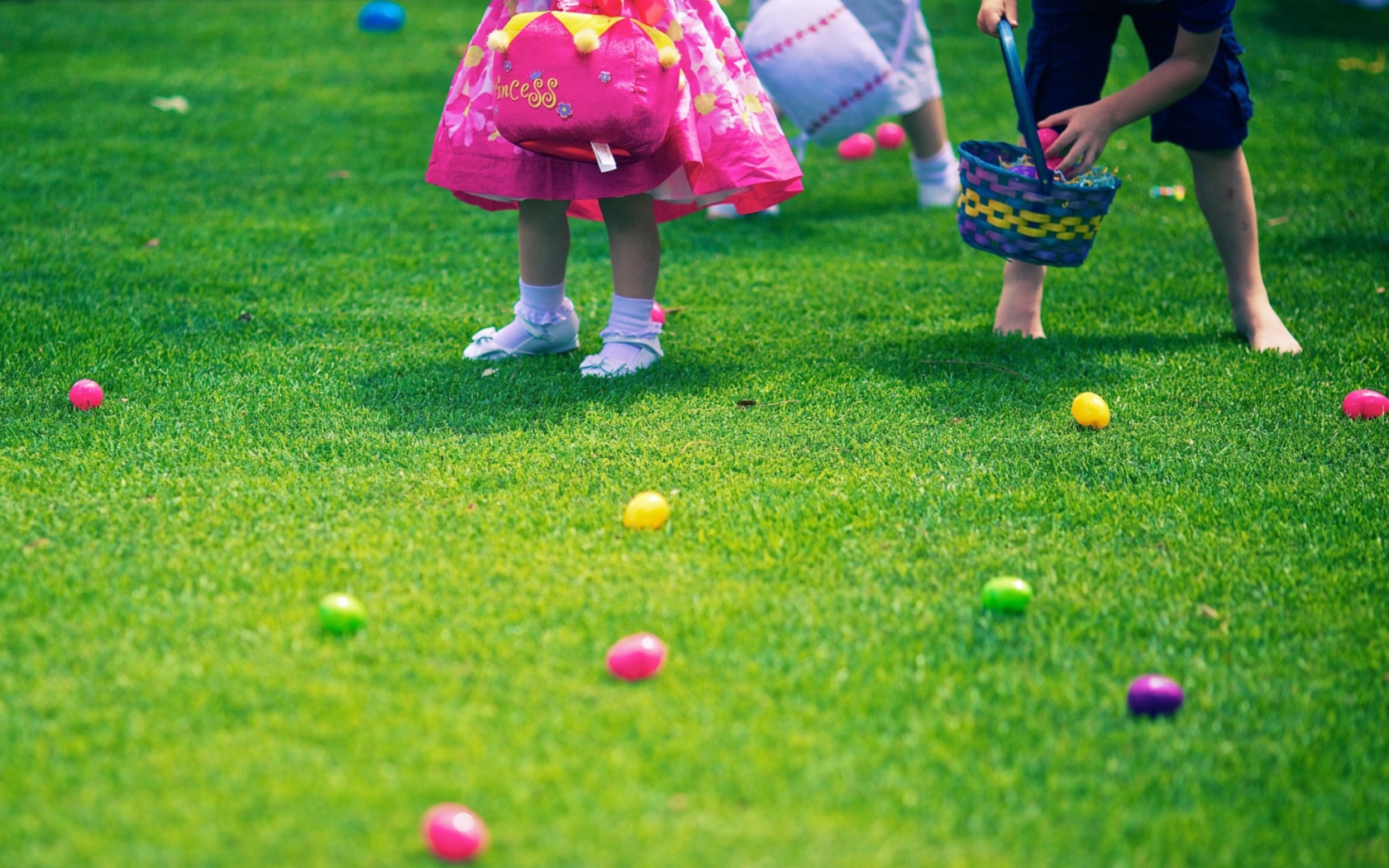 Обои Easter Egg Hunt 1680x1050