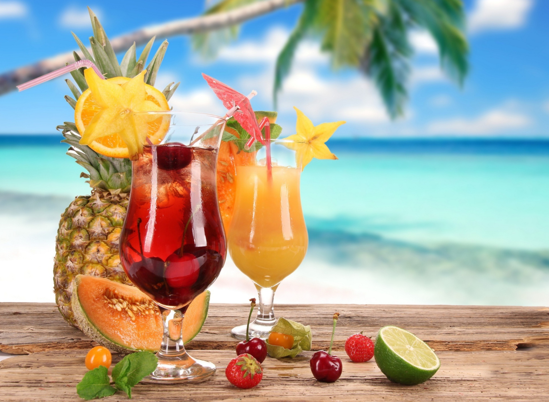 Fondo de pantalla Summer Cocktails 1920x1408