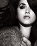 Screenshot №1 pro téma Katy Perry Black And White 128x160