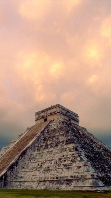 Fondo de pantalla Chichen Itza Yucatan Mexico - El Castillo 360x640