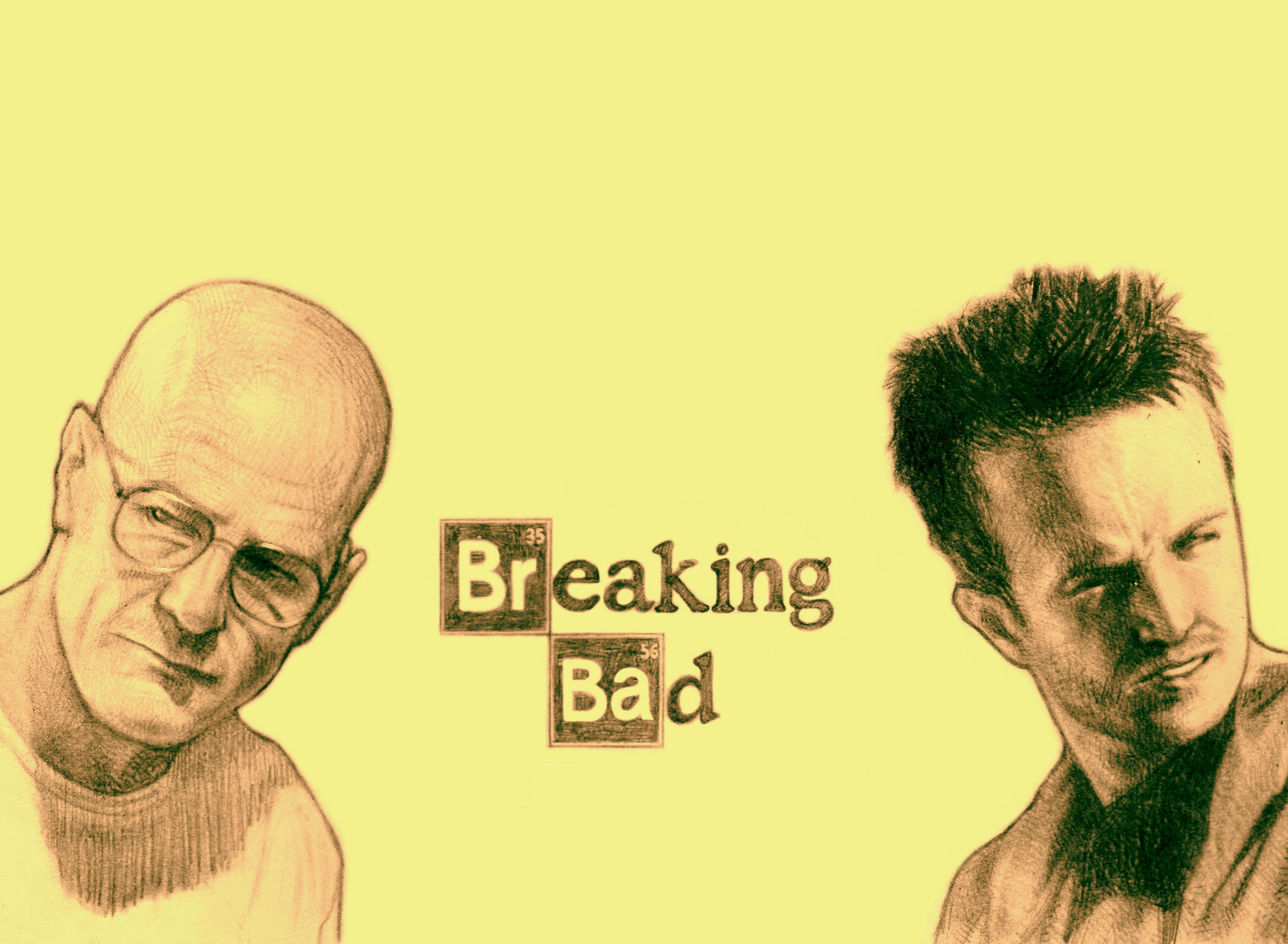 Fondo de pantalla Walter White and Jesse Pinkman in Breaking Bad 1920x1408
