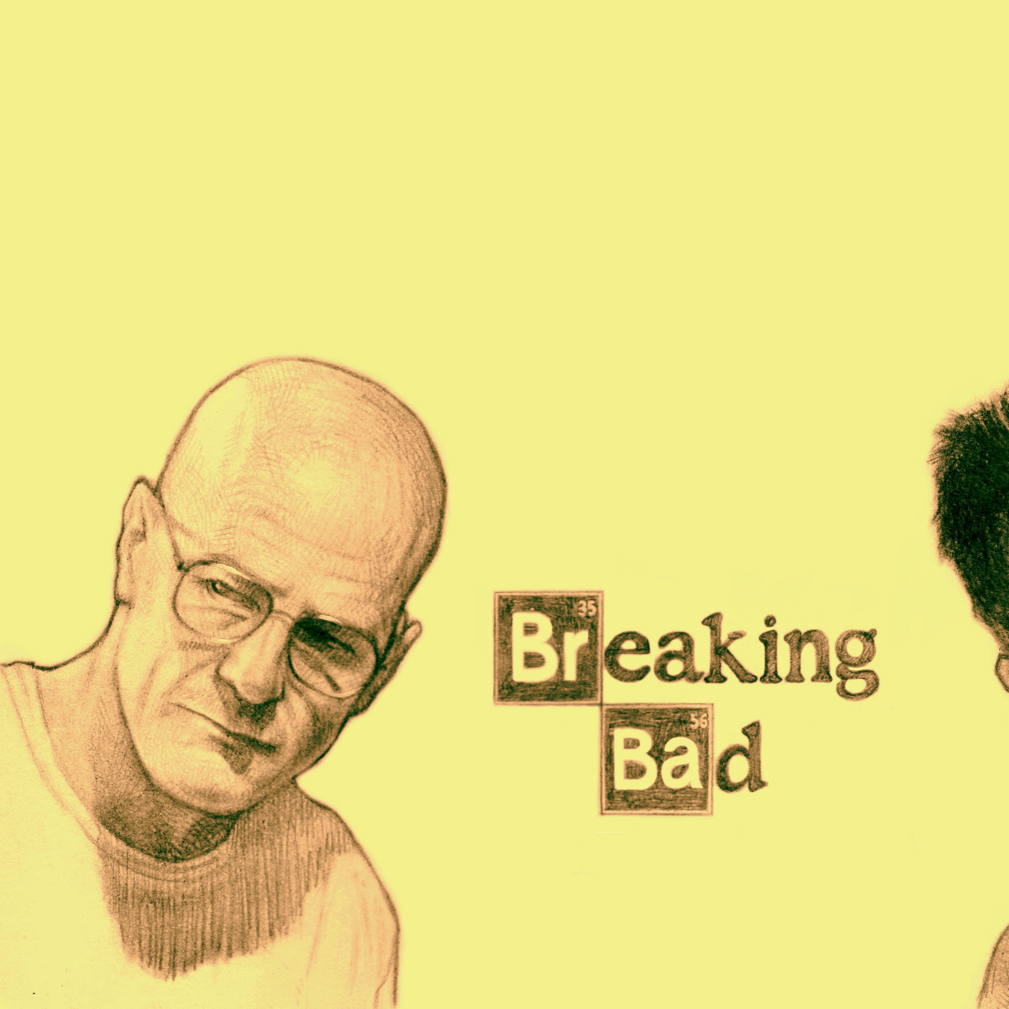 Обои Walter White and Jesse Pinkman in Breaking Bad 2048x2048