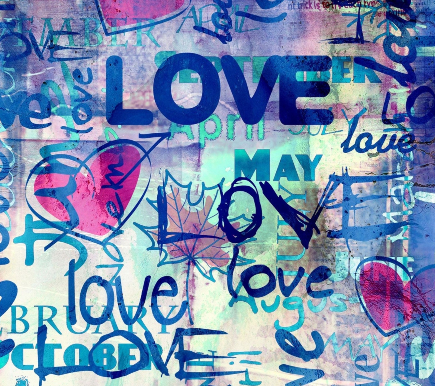 Graffiti Love wallpaper 1440x1280
