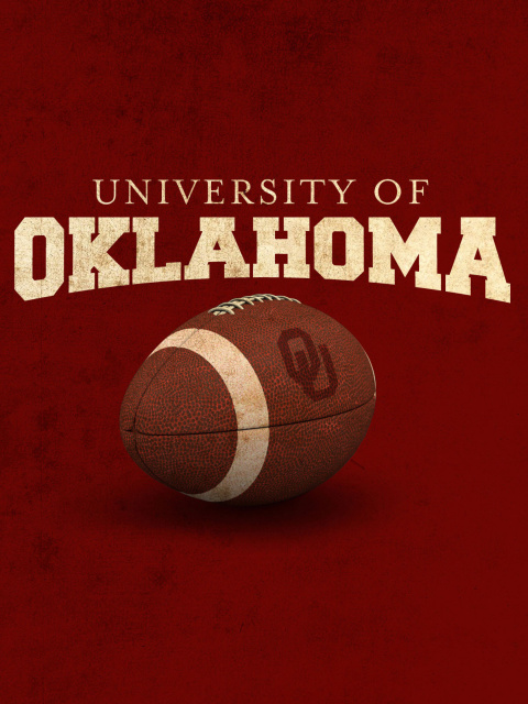 Fondo de pantalla Oklahoma Sooners University Team 480x640