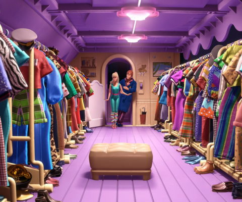 Fondo de pantalla Toy Story 3 Barbie And Ken Scene 480x400