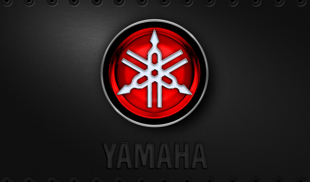 Обои Yamaha Logo 1024x600