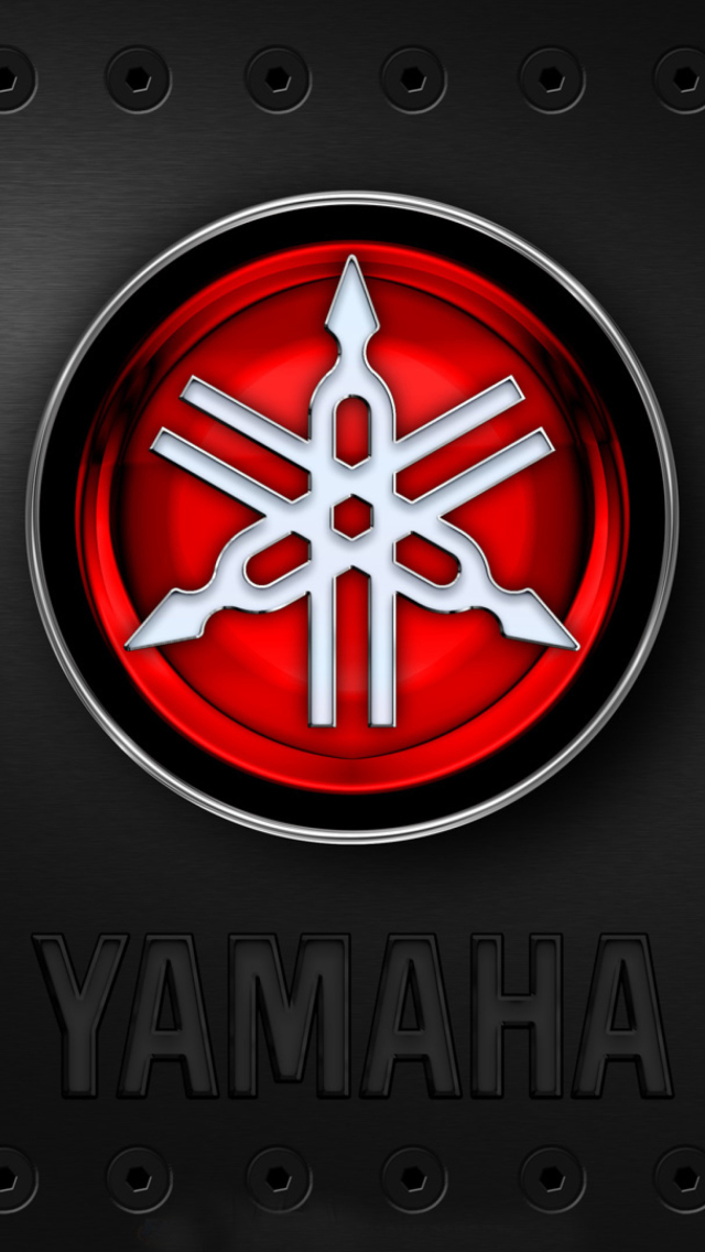 Обои Yamaha Logo 640x1136