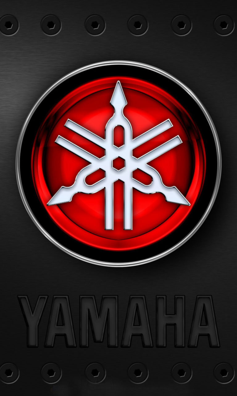 Обои Yamaha Logo 768x1280