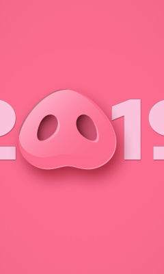 Das Prosperous New Year 2019 Wallpaper 240x400