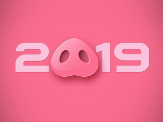 Fondo de pantalla Prosperous New Year 2019 320x240