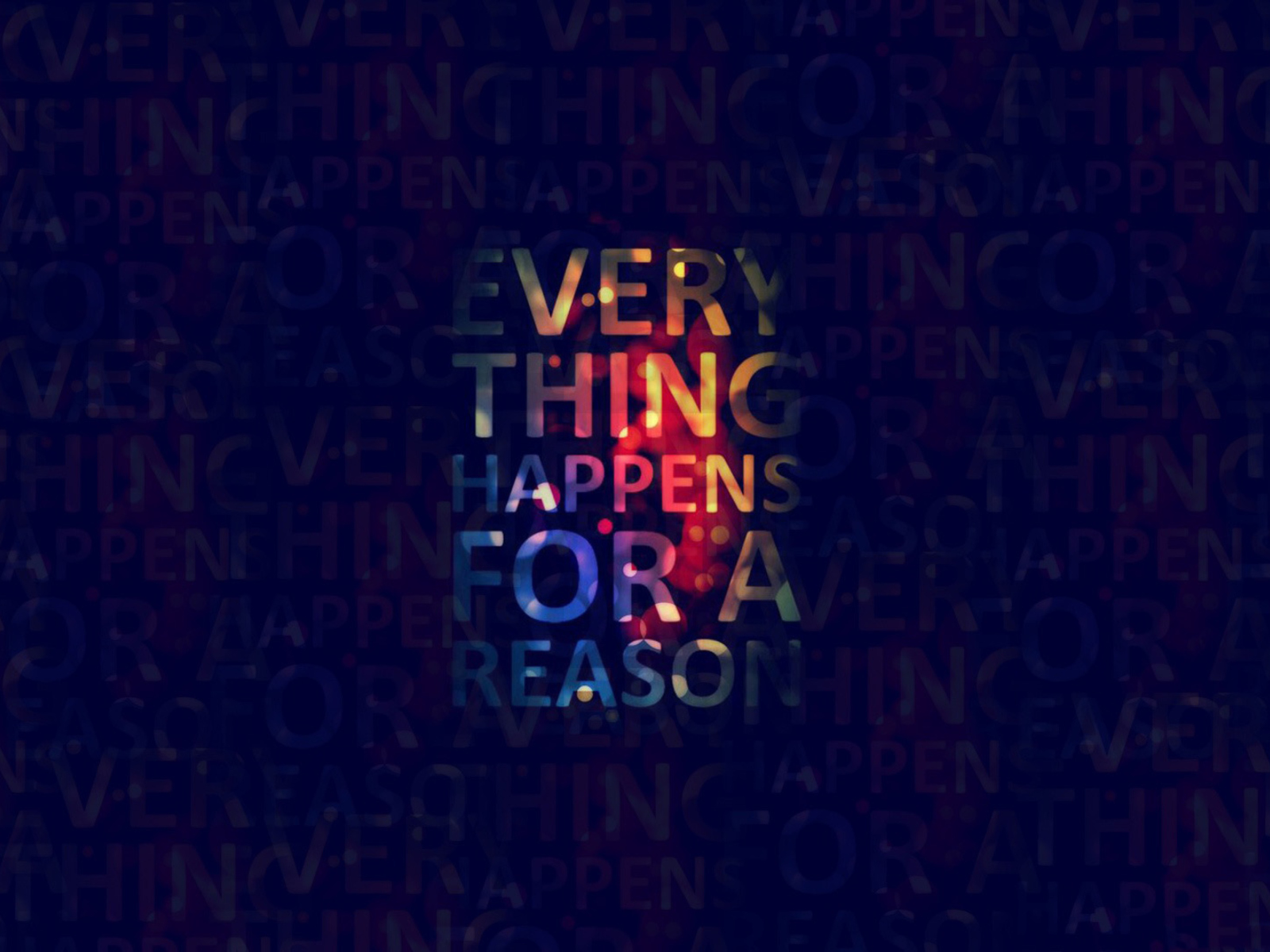 Screenshot №1 pro téma Everything Happens For A Reason 1600x1200