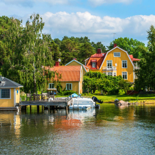 Vaxholm, Sweden - Obrázkek zdarma pro iPad