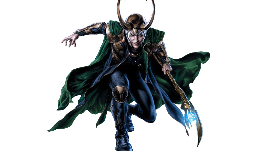 Loki Laufeyson - The Avengers wallpaper 1024x600