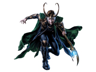 Loki Laufeyson - The Avengers wallpaper 320x240