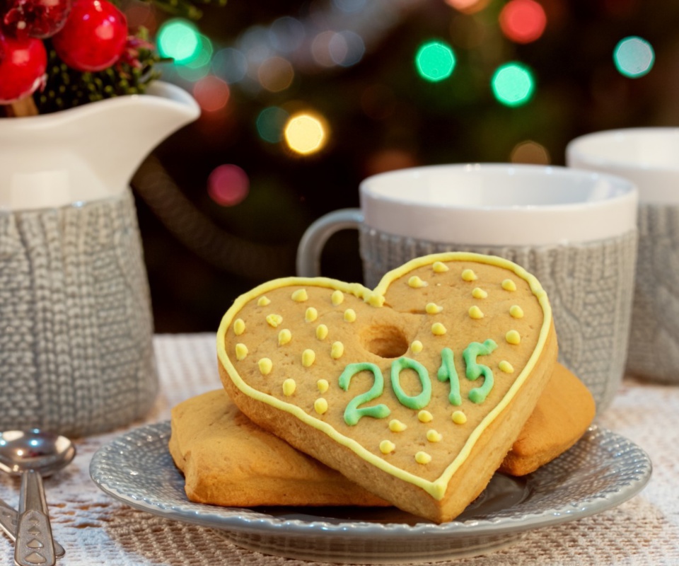 Try Merry Xmas Cookies with Mulled Wine wallpaper 960x800
