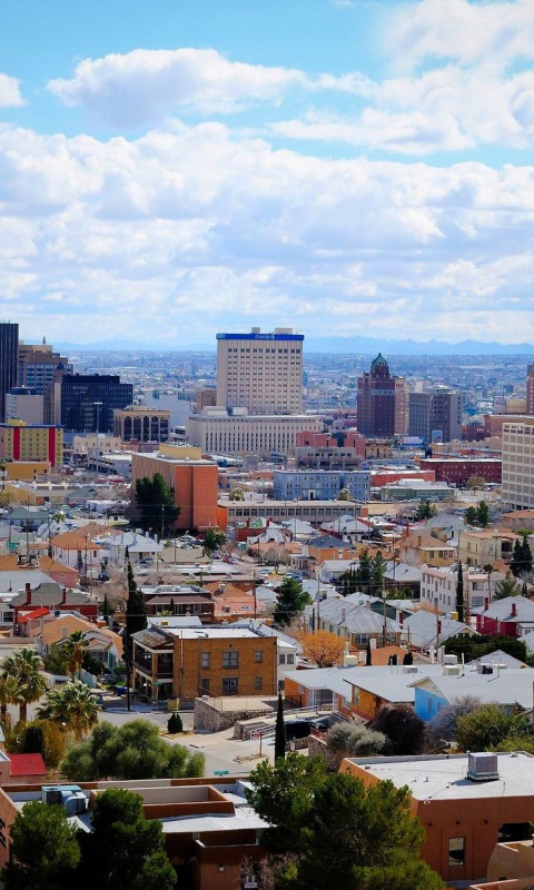 Fondo de pantalla El Paso, Texas 480x800