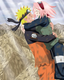 Uzumaki Naruto and Haruno Sakura screenshot #1 128x160