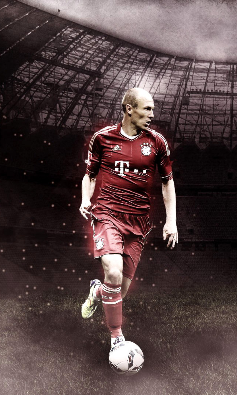 Обои Arjen Robben 768x1280