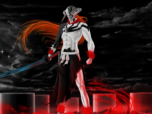 Das Ichigo Vasto Lorde Bleach Wallpaper 640x480