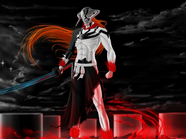 Screenshot №1 pro téma Ichigo Vasto Lorde Bleach 640x480