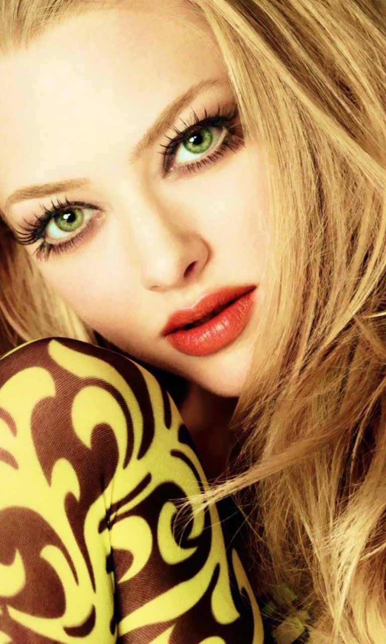 Screenshot №1 pro téma Amanda Seyfried Green Eyes 768x1280