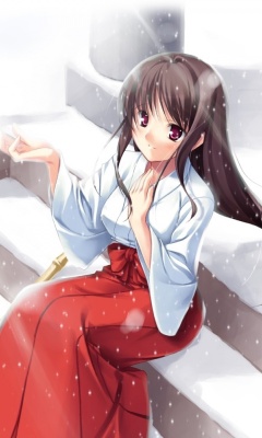 Gadis anime girl screenshot #1 240x400