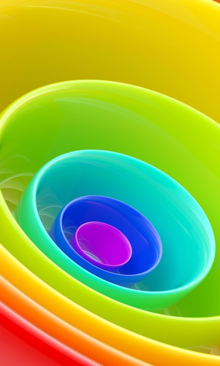 Screenshot №1 pro téma Rainbow Color Ring 768x1280