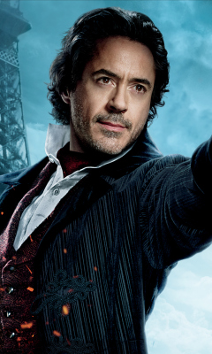 Screenshot №1 pro téma Robert Downey Jr In Sherlock Holmes 2 240x400