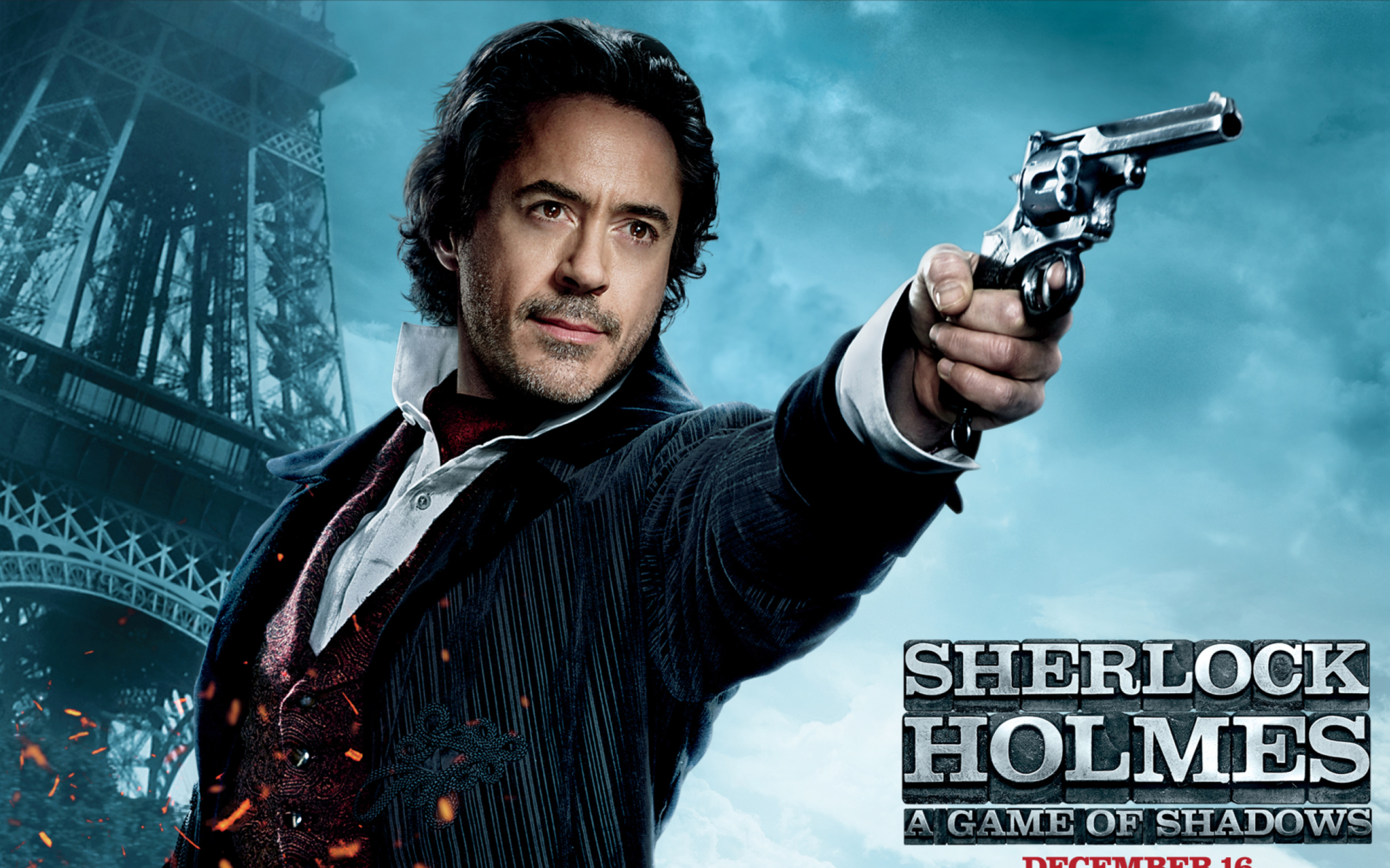 Sfondi Robert Downey Jr In Sherlock Holmes 2 2560x1600