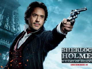 Sfondi Robert Downey Jr In Sherlock Holmes 2 320x240