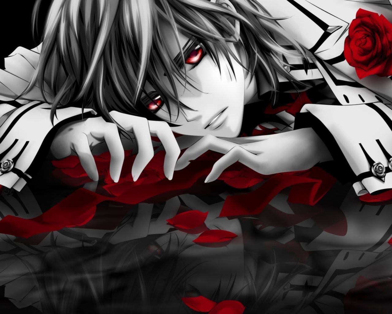 Sfondi Vampire Knight Kuran Kaname 1280x1024