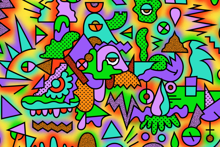 Screenshot №1 pro téma Psychedelic Abstraction
