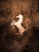 Das Vintage Ferrari Logo Wallpaper 132x176