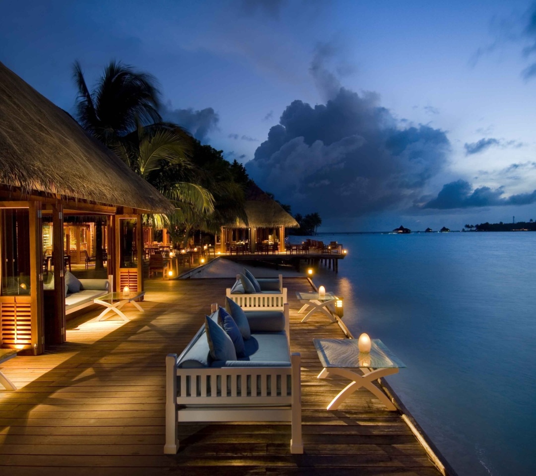 5 Star Conrad Maldives Rangali Resort wallpaper 1080x960