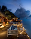 Das 5 Star Conrad Maldives Rangali Resort Wallpaper 128x160