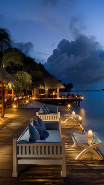 Sfondi 5 Star Conrad Maldives Rangali Resort 360x640