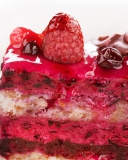 Delicious Berries Cake wallpaper 128x160