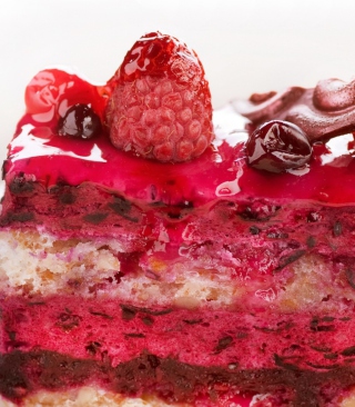 Delicious Berries Cake papel de parede para celular para Nokia Lumia 925