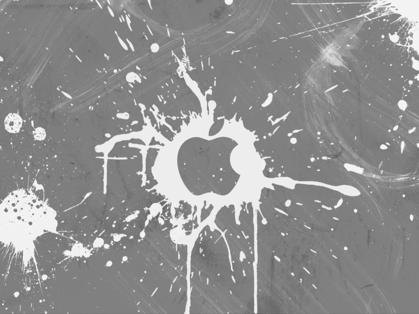 Screenshot №1 pro téma Apple Splash Logo 1400x1050