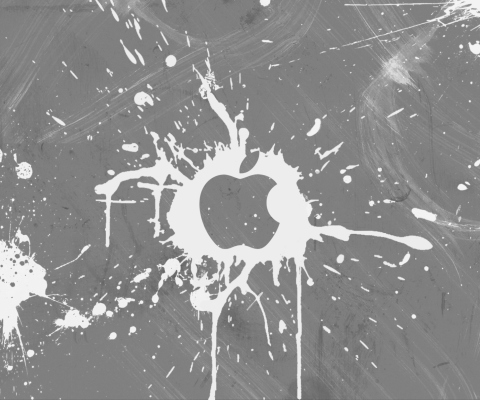 Fondo de pantalla Apple Splash Logo 480x400