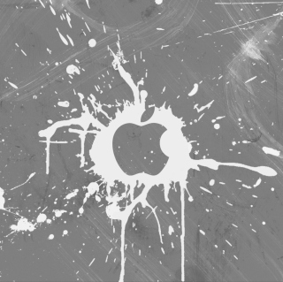 Apple Splash Logo - Obrázkek zdarma pro iPad mini