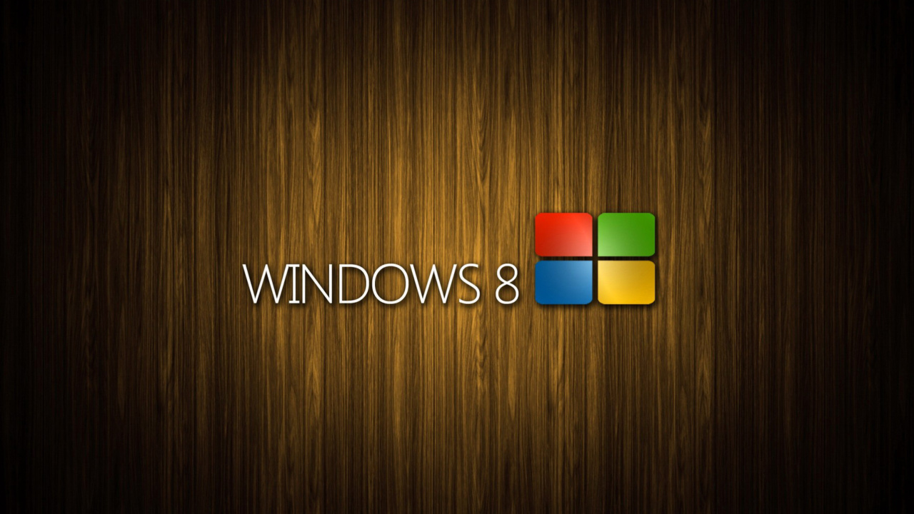 Fondo de pantalla Windows 8 Wooden Emblem 1280x720