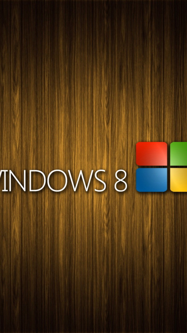 Screenshot №1 pro téma Windows 8 Wooden Emblem 640x1136