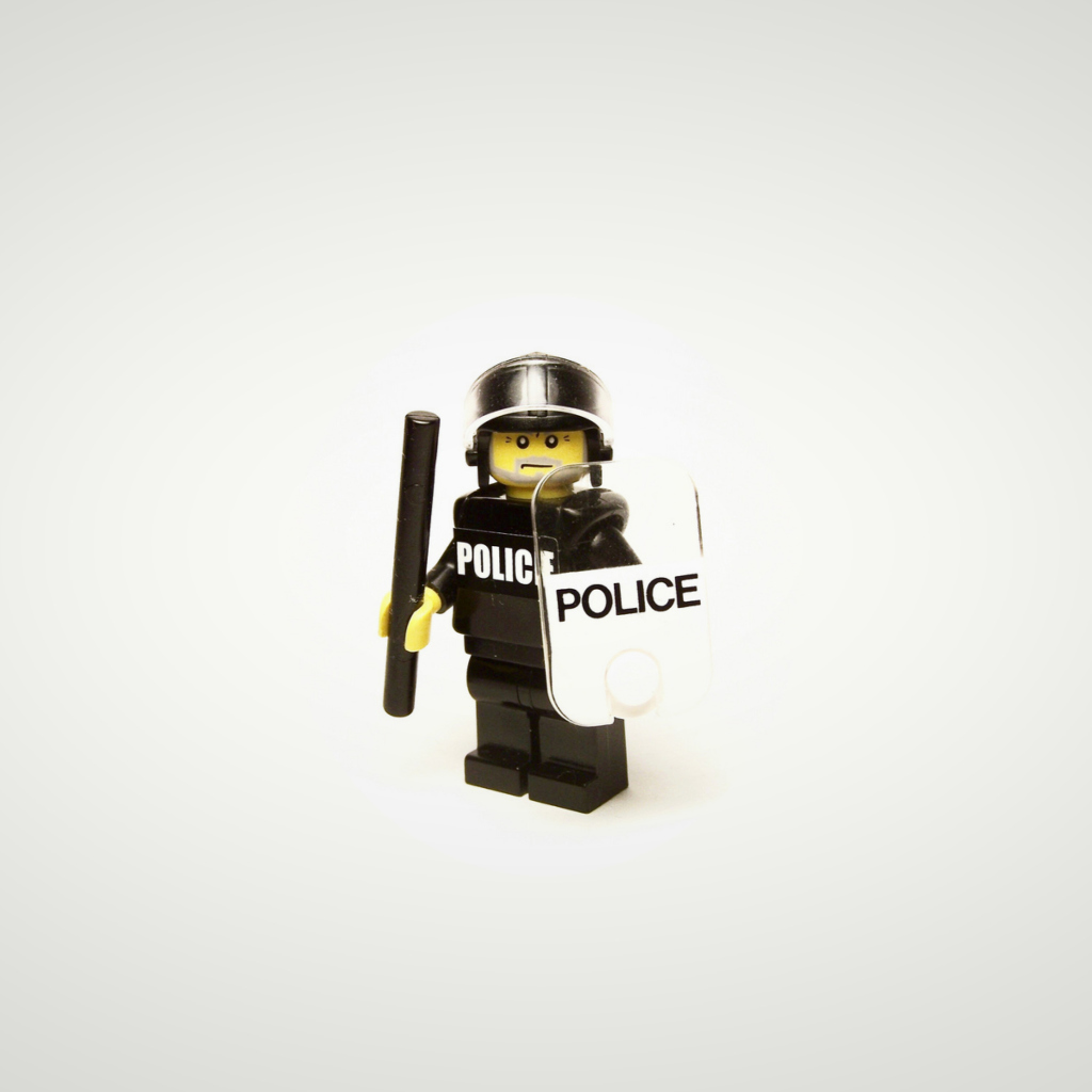 Fondo de pantalla Police Lego 1024x1024