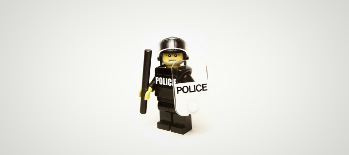 Das Police Lego Wallpaper 720x320