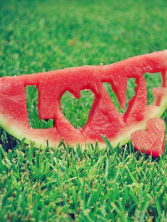 Screenshot №1 pro téma Love Watermelon 240x320