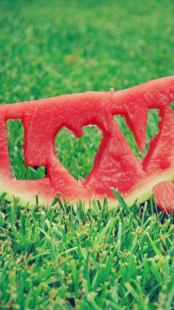 Fondo de pantalla Love Watermelon 360x640
